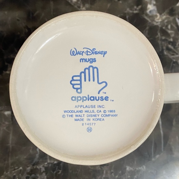 1988 Disney Lady and the Tramp Film Strip Mug Vintage - Picture 5 of 5
